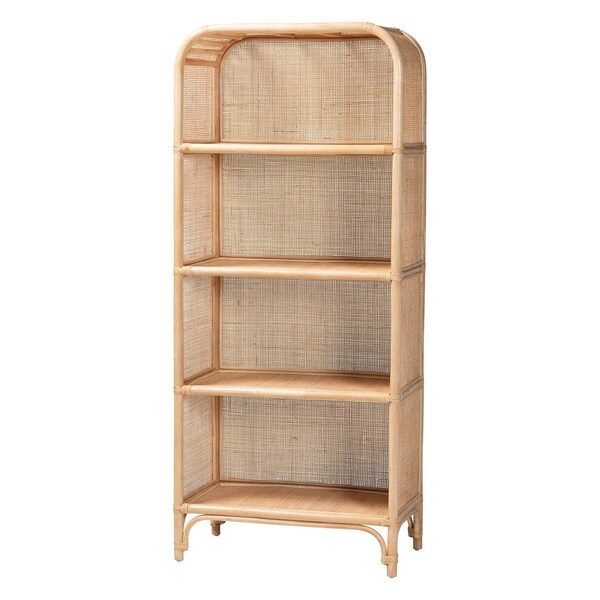 Bali & Pari Chusi Natural Rattan Decorative Shelf 260-14448-ZORO - main