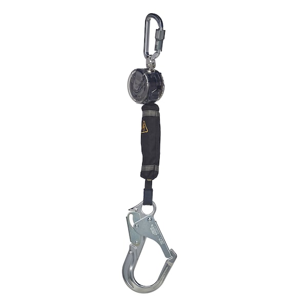 Msa Safety V-TEC Self Retracting Lifeline, Carabiner, Aluminum, 1 Leg(s), 400 lb Weight Capacity VTOHW-021-DA-AF - main