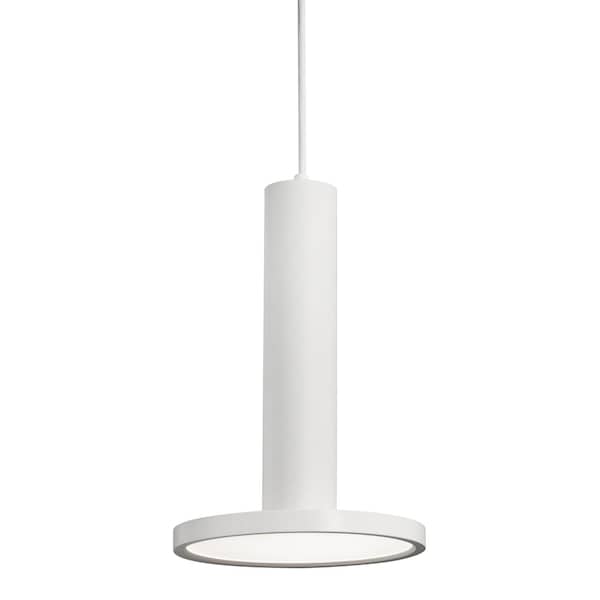 Afx Luna, LED Pendant, 8'' W, White LNAP08LAJD1WH - main