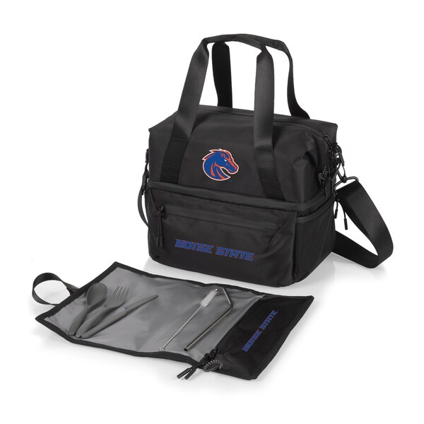Picnic Time Family Of Brands NCAA Boise State Broncos Tarana Lunch Bag Cooler with Utensils made from Recycled Material 515-01-179-704-0 - main