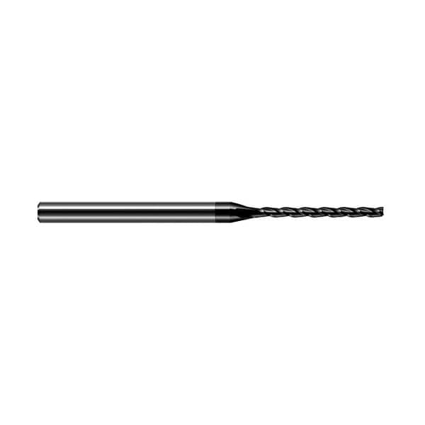 Harvey Tool 0.0200in (.5 mm) Cutter DIA x 0.2500in (1/4) L of Cut Carbide Square End Mill, 3 Flutes 34920-C4 - main
