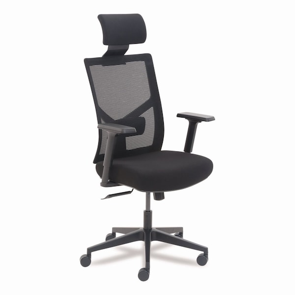 La-Z-Boy Mesh Back Molded Foam Task Chair, Supports Up to 275 lb, Black Seat/Back 60021 - main
