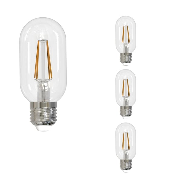 Bulbrite 40-Watt Equivalent Dimmable T14 Vintage Edison LED Light Bulb with Medium (E26) Base, 3000K, 4PK 862703 - main