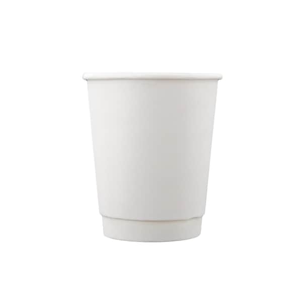 Rdi Double Wall Unwrapped 8 oz White Cup 500cs, 500PK CP-DBU8-WHT - main