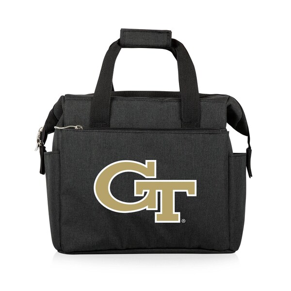 Picnic Time Family Of Brands NCAA Georgia Tech Yellow Jackets On The Go Lunch Bag Cooler - Soft Cooler Lunch Box, Black 510-00-179-194-0 - main