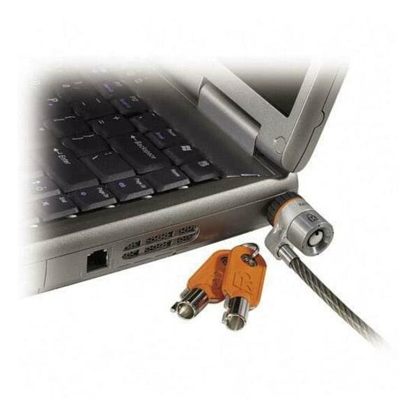 Kensington MicroSaver Keyed Laptop Lock with 6 ft. Cable, Black/Gray 64068 - main