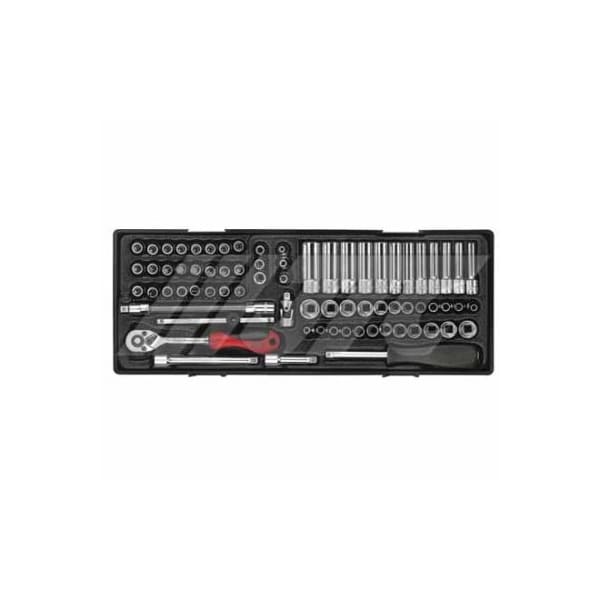 Jtc Auto Tools 1/4in DR Socket Combination Set, 73pcs K2732 - main