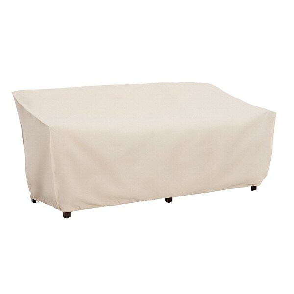 Mr Bar-B-Q Products Mr. BAR-B-Q Sofa Cover, 86 in L, 35-1/2 in W, 39 in H, Polyester, Taupe, For: 86 in Sofas 07840BBGD - main
