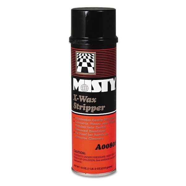 Misty X-Wax Floor Stripper, 18oz Aerosol, PK12 1033962 - main