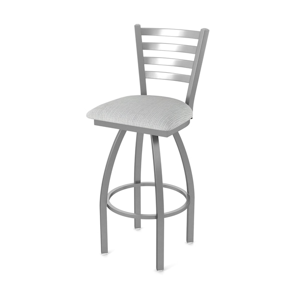 Holland Bar Stool Co 410 Jackie Stainless Steel 36in Swivel Bar Stool with Graph Alpine Seat 41036SS020 - main