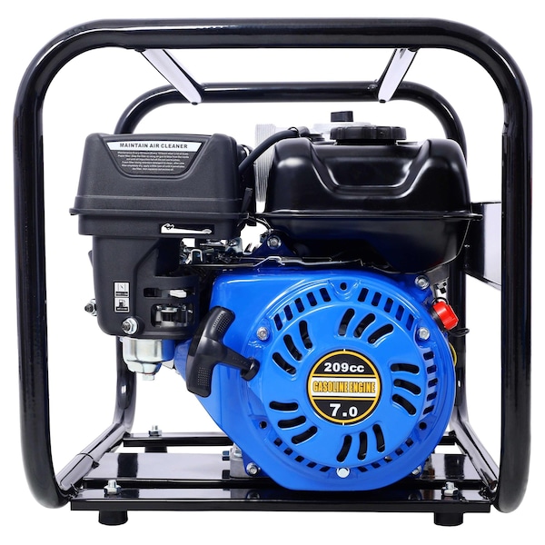 Wrightmaster 3 in. Semi-Trash Water Pump, 7HP 209cc Gas Powered with 50ft Discharge Hose and Kit, 264 GPM ZR-134908 - main