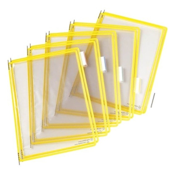 Tarifold Pivoting Pockets, Yellow, PK10 P040 - main