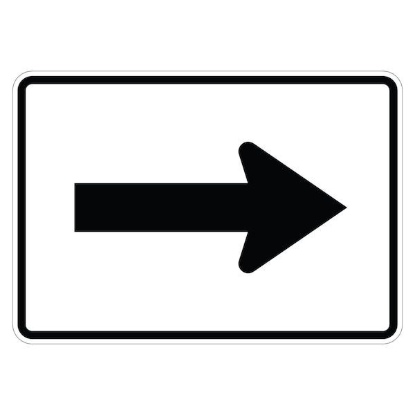 Sign Solutions Usa Traffic Sign, 30 in Width, Aluminum Sign, Horizontal Rectangle DUS12DWT3021M6-1 - main