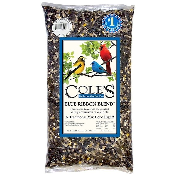Coles Blue Ribbon Blend Blended Bird Food, 5 lb Bag BR05 - main