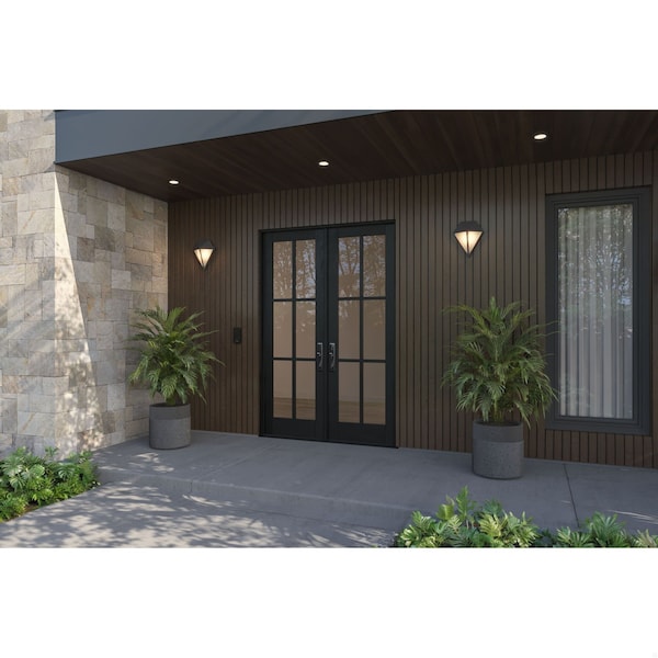 Doornmore G106, 66.5" x 98" ( 2x32" Door) Left Hand, Mahogany SDL 6 Lite Exterior Door G106-SW-3296_2_LI - main