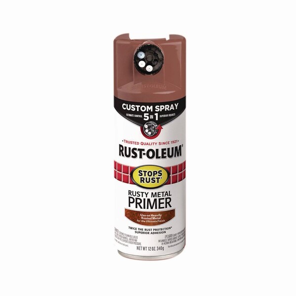 Rust-Oleum Stops Rust 5-in-1 Spray Paint, Rusty Metal, 12 oz Aerosol Can 384755 - main