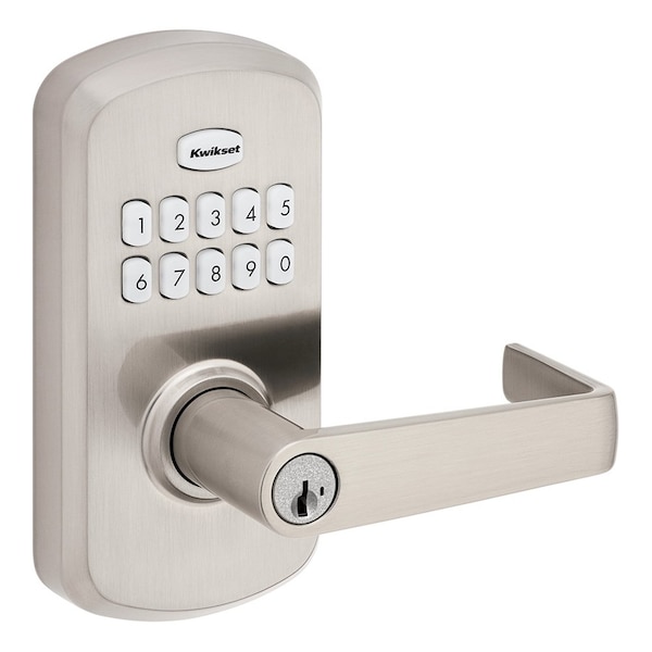 Kwikset Keypad Keyed Entry Locks Electronic Deadbolt Matte Black 955KNL-514S - main