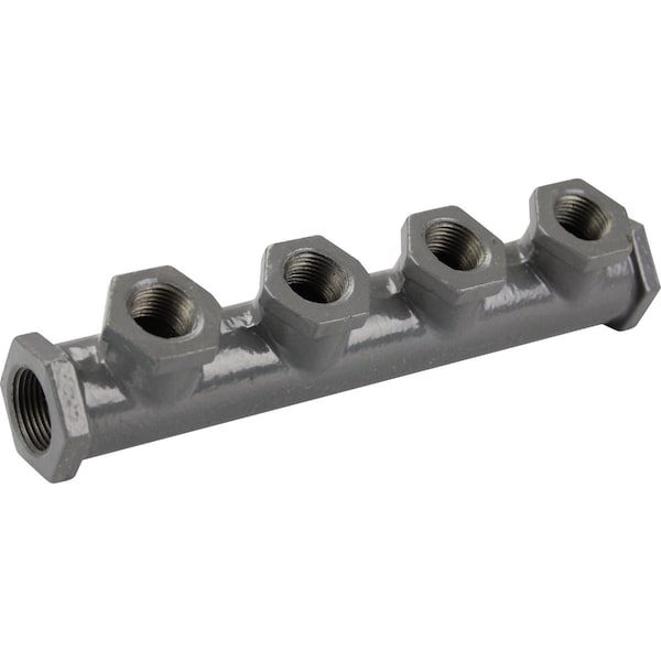 Pro-Flex 3/4''x3/4'' FIP CSST Iron Manifold with, 4 1/2'' Ports PFMN-CCBC - main