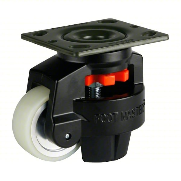 Foot Master Plate Caster, Polyurethane, 120mm H GD-100FBLKPUSUW - main