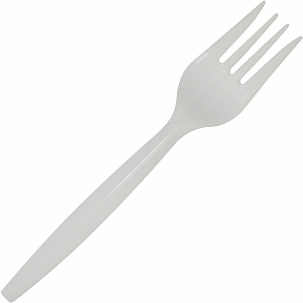 Dixie Fork, Fork, 1 x Fork, Disposable, White, 24PK SSF21P - main