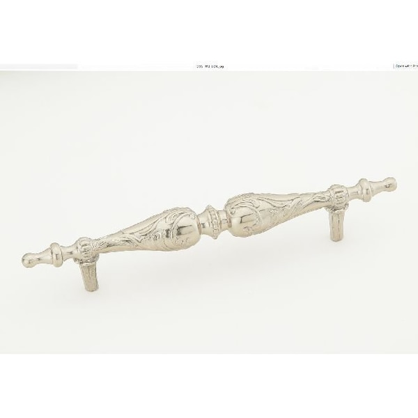 Schaub 5in Center to Center Symphony Cantata Cabinet Pull White Brass Finish 995-WB - main