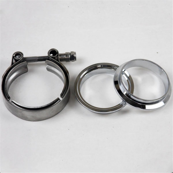 Fiesta 2.5 in. Mating Male to Female Flanges with V-Band Clamp Included FI3509105 - main