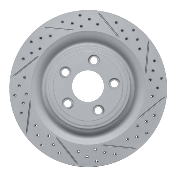 Dynamic Friction Co DFC Geoperformance Rotor - Drilled and Slotted 830-20018R - main
