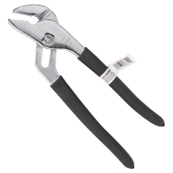 Vulcan Groove Joint Plier, 8 in OAL, 1 in Jaw, Black Handle, Non-Slip Handle, 1 in W Jaw, 1 in L Jaw JL-NP002 - main