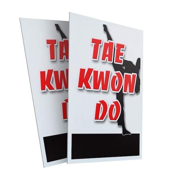 Signmission Tae Kwon Do, Plastic Signs Only 24 Inch x 36 Inch, Corrugated Plastic, 2PK CSB-2436-2PACK-Tae Kwon Do - main