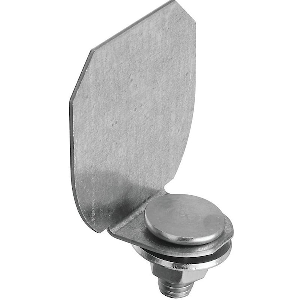National Mfg Co National Hardware Round Rail End Cap, Steel, Galvanized N193-839 - main