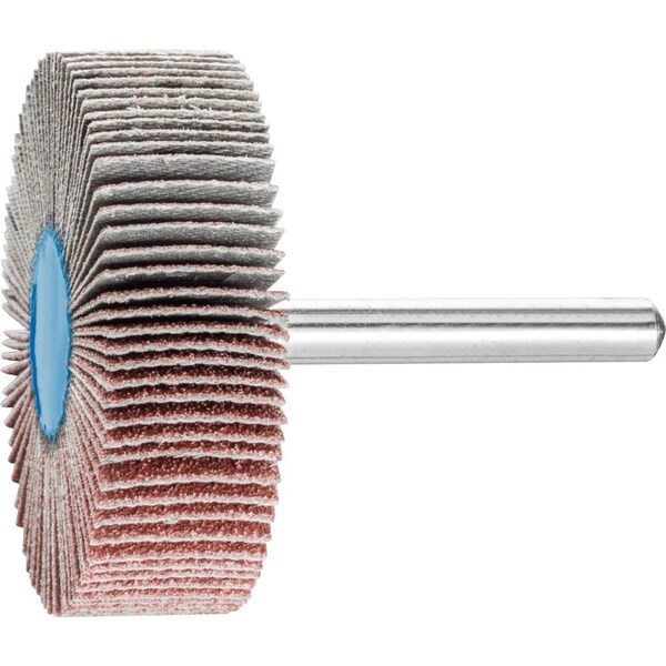 Pferd 2'' x 1/2'' Mounted Flap Wheel - 1/4'' Shank - Silicon Carbide - 80 Grit 45427 - main