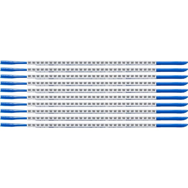 Brady ClipSleeve Wire Markers Size 07 Nylon 18 AWG - 18 AWG, W Pack of 300 Each, 300PK SCN07-W - main