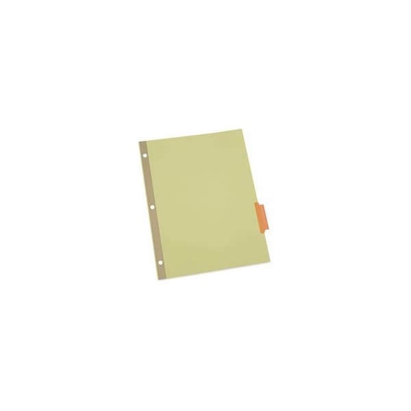 Universal Deluxe Extended Insertable Tab Indexes, 5-Tab, 11 x 8.5, Buff, 24PK UNV20860 - main