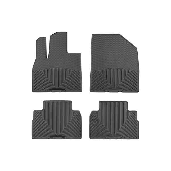 Weathertech Black, Front and Rear All Weather Floor Mats W639-W640 - main