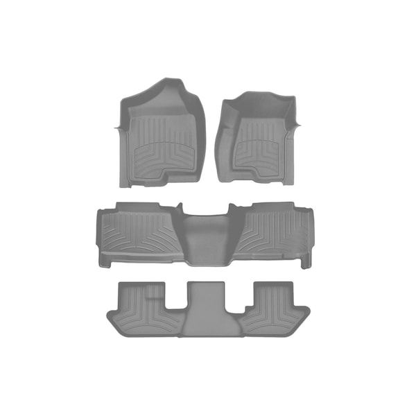 Weathertech Grey, Front and Rear and Rear FloorLiner HP 460031IM-46061-2-4IM - main