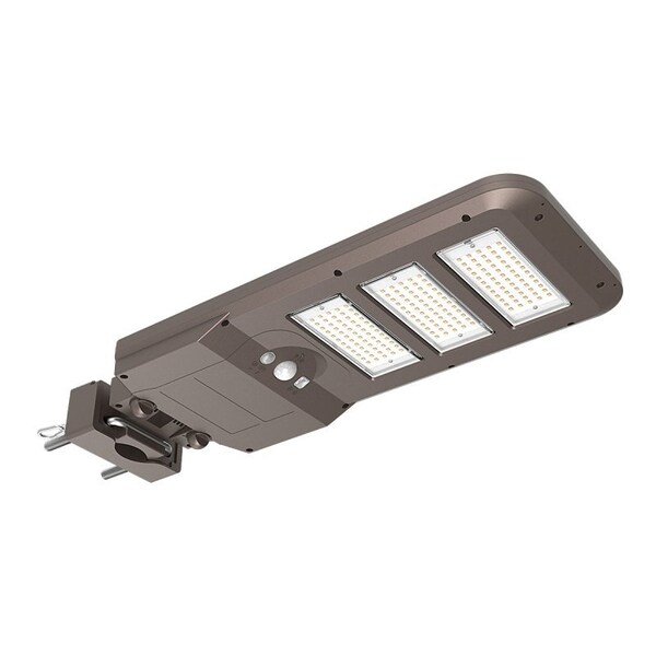 Halo Solar Flood Light, LED Lamp, 4500 Lumens, 5000 K Color Temp, Polycarbonate Fixture, Bronze Fixture SLST455MB - main