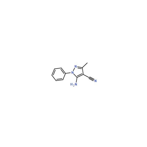 Ak Scientific 5-Amino-3-methyl-1-phenyl-1H-pyrazole-4-carbonitrile (5g), CAS 5346-56-5 W6786-5g - main