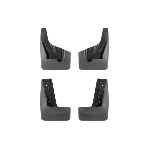 Weathertech Black, No Drill MudFlaps 110175-120175 - main