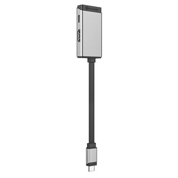 Alogic MAGFORCE DUO 2-IN-1 ADAPTER (USB-C TO HDMI + 100W POWER DELIVERY ) ULCHDPD-SGR - main