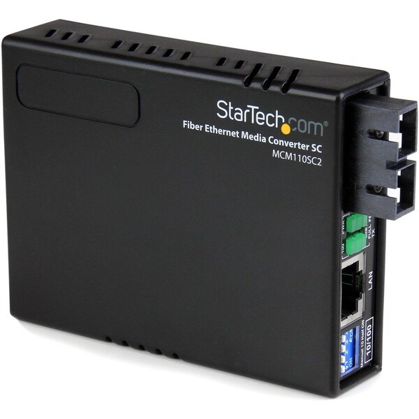 Startech.Com FIBER TO ETHERNET MEDIA CONVERTER SC MCM110SC2 - main