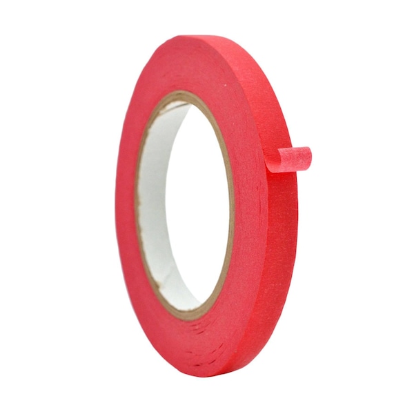 Wod Tape MTC5 Multipurpose Masking Tape 1/2 in. x 60 yds. Red, 96PK WOD MTC5-00500-96-60-RED - main