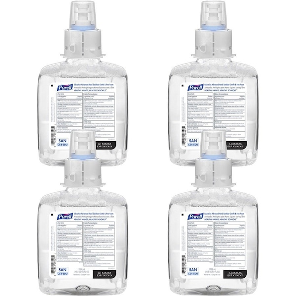 Purell Sanitizer, Cartridge, Foam, 1200mL, PK4 5151-04 - main
