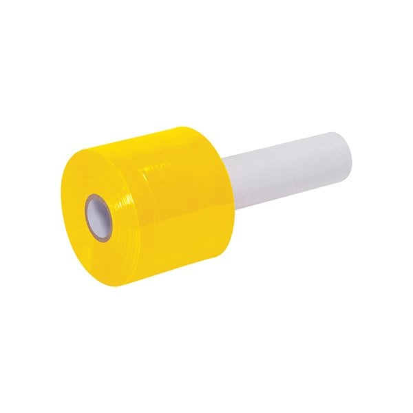 Bsc Preferred 3'' x 80 Gauge x 1000' Yellow Extended Core Bundling Film TNBEC303YEL - main