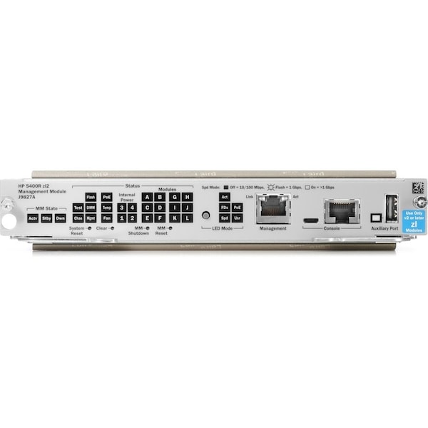Hpe Hp 5400R Zl2 Management Module J9827A - main