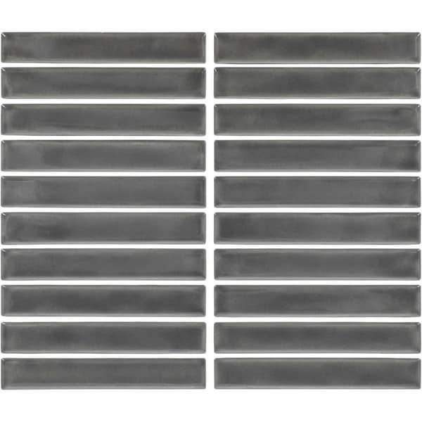 Daltile Artcrafted 1in. x 6in. Glazed Ceramic Mosaic Tile 10.00 SQFT Per Carton, 10PK AC30STJ16MSGL - main