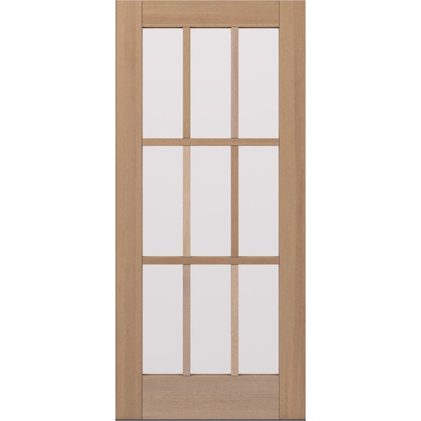 Doornmore G109, 37.75" x 82" ( 36" Door) Left Hand, Mahogany SDL 9 Lite Exterior Door G109-SW-3680_1_LI - main