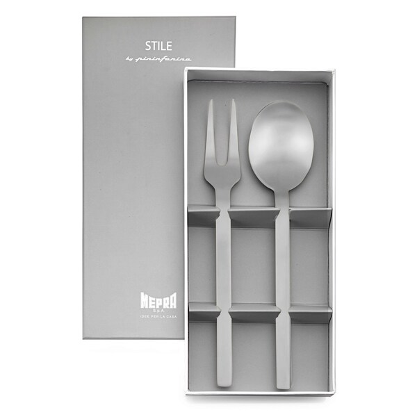Mepra Stile Ice By Pininfarina Serving Set - 2 Pcs. - Gift Box Included 107544210I - main