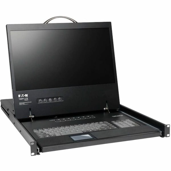 Tripp Lite Eaton Tripp Lite Series NetController 16-Port 1U Rack-Mount Console KVM Switch with 19-in. LCD, TAA B040-016-19 - main