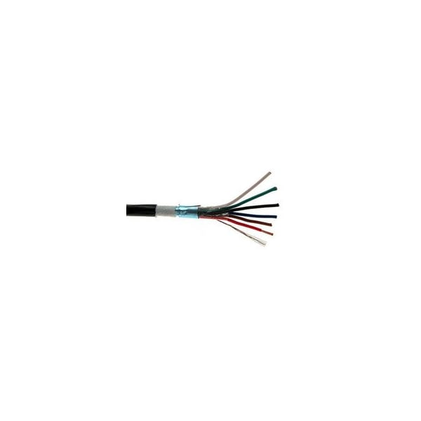 Cable Wholesale Shielded Direct Burial Multi-Purpose Wire, Black, 18/6 (18AWG 6 Conductor), Stranded, CMX / 10K5-76222MH - main