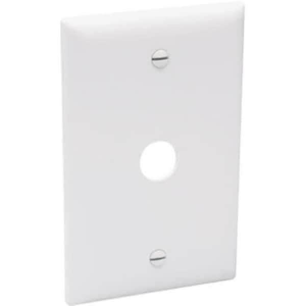 Pass & Seymour TELEPHONE WALL PLATE 1GANG WHT TP60W - main